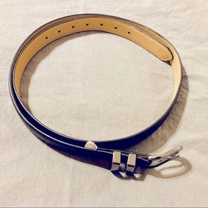 Mens  Black Artificial Leather Belt Size 2X